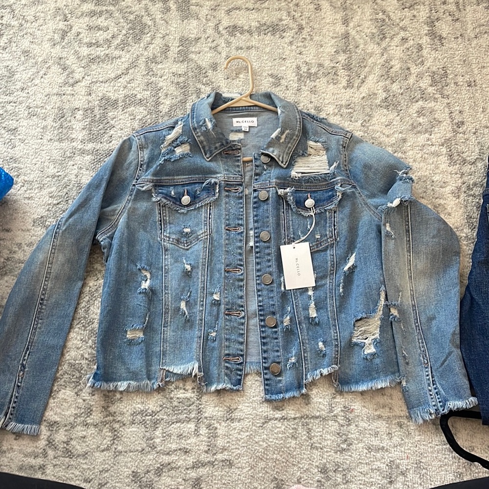 Ms Cello distressed jean jacket